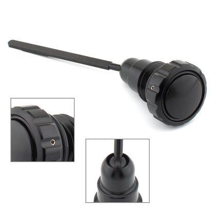 Oil Dipstick For Harley Touring FLHR FLHX FLH/T FLTR Aluminum Alloy Black