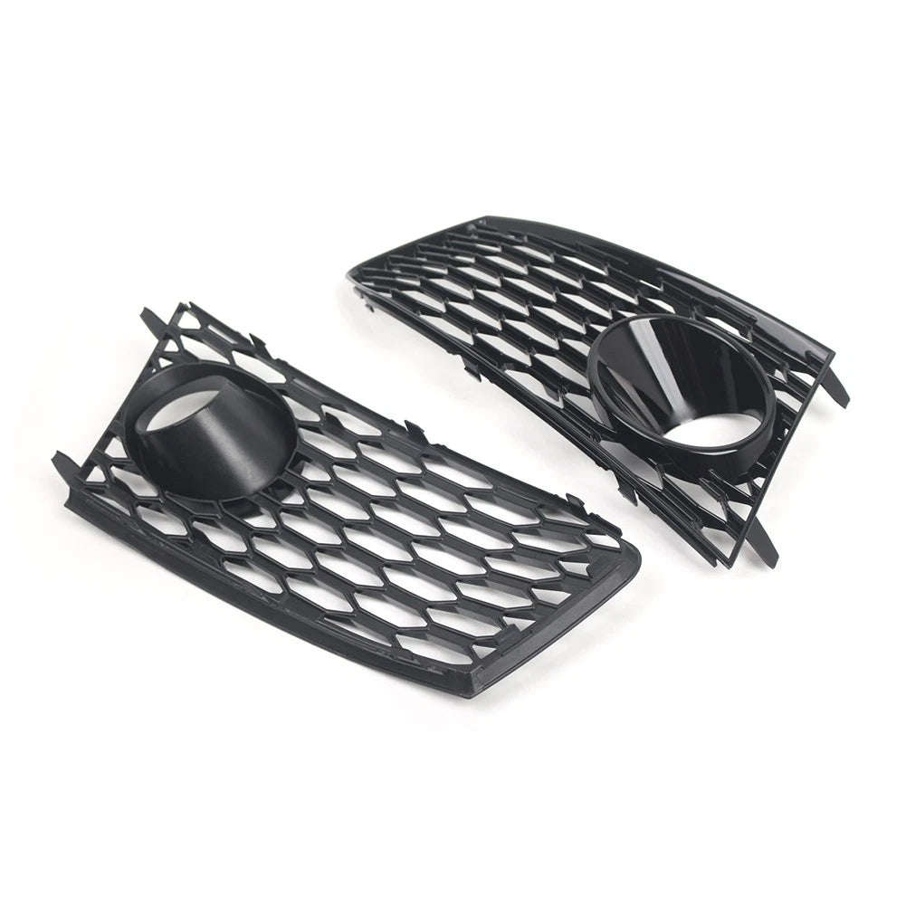 Front Bumper Fog Light Frame Grille Cover For Audi RS7 2014-2018