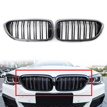 Carbon Fiber Style Front Grille for BMW 5 Series G30 G31 G38 530i 540i 17-19