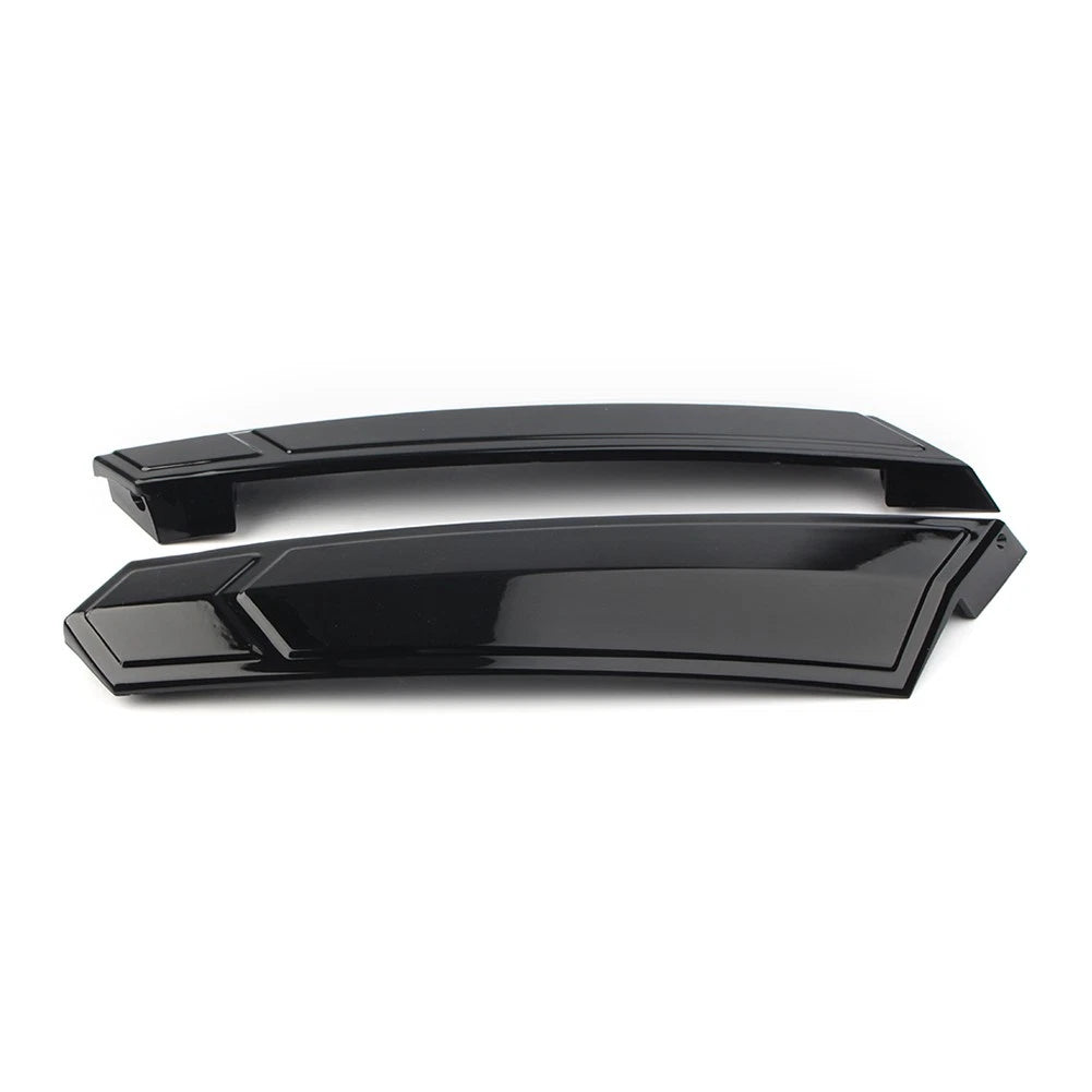 Pairs Black Saddlebag Hinge Covers For Victory Cross Country 2010-17 Hard-Ball