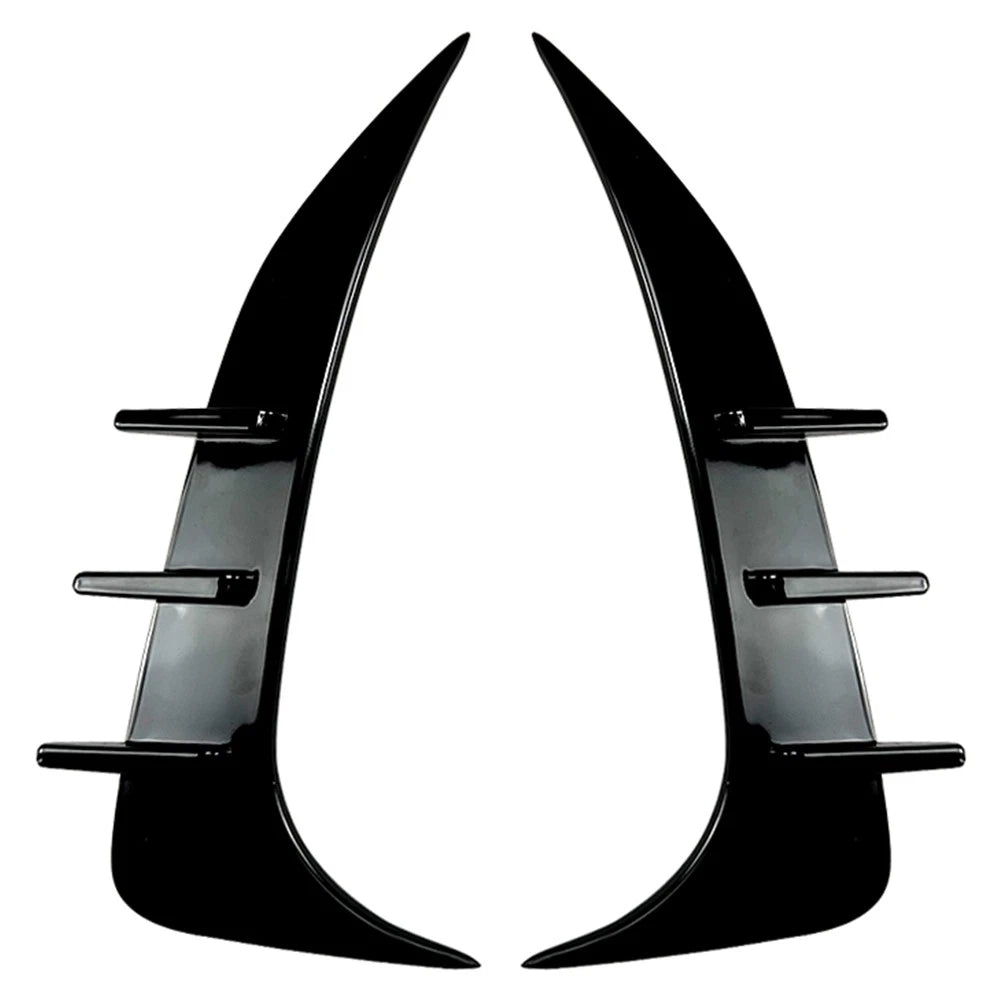2pcs Black Rear Bumper Spoiler Side Wing Lip For BMW 2 Series F44 M Sport 20-23