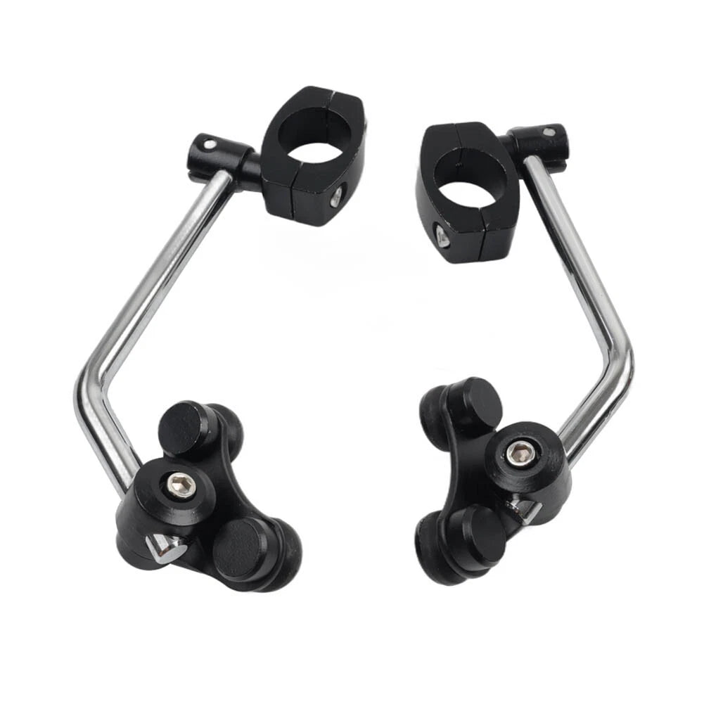 1 Set Universal Motorcycle Windshield Mounting Hardware Kit Metal For 25MM Bars