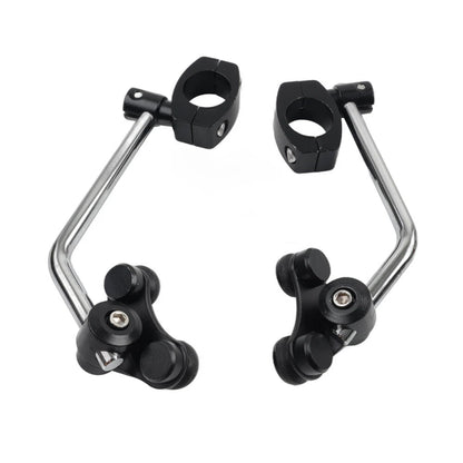 1 Set Universal Motorcycle Windshield Mounting Hardware Kit Metal For 25MM Bars