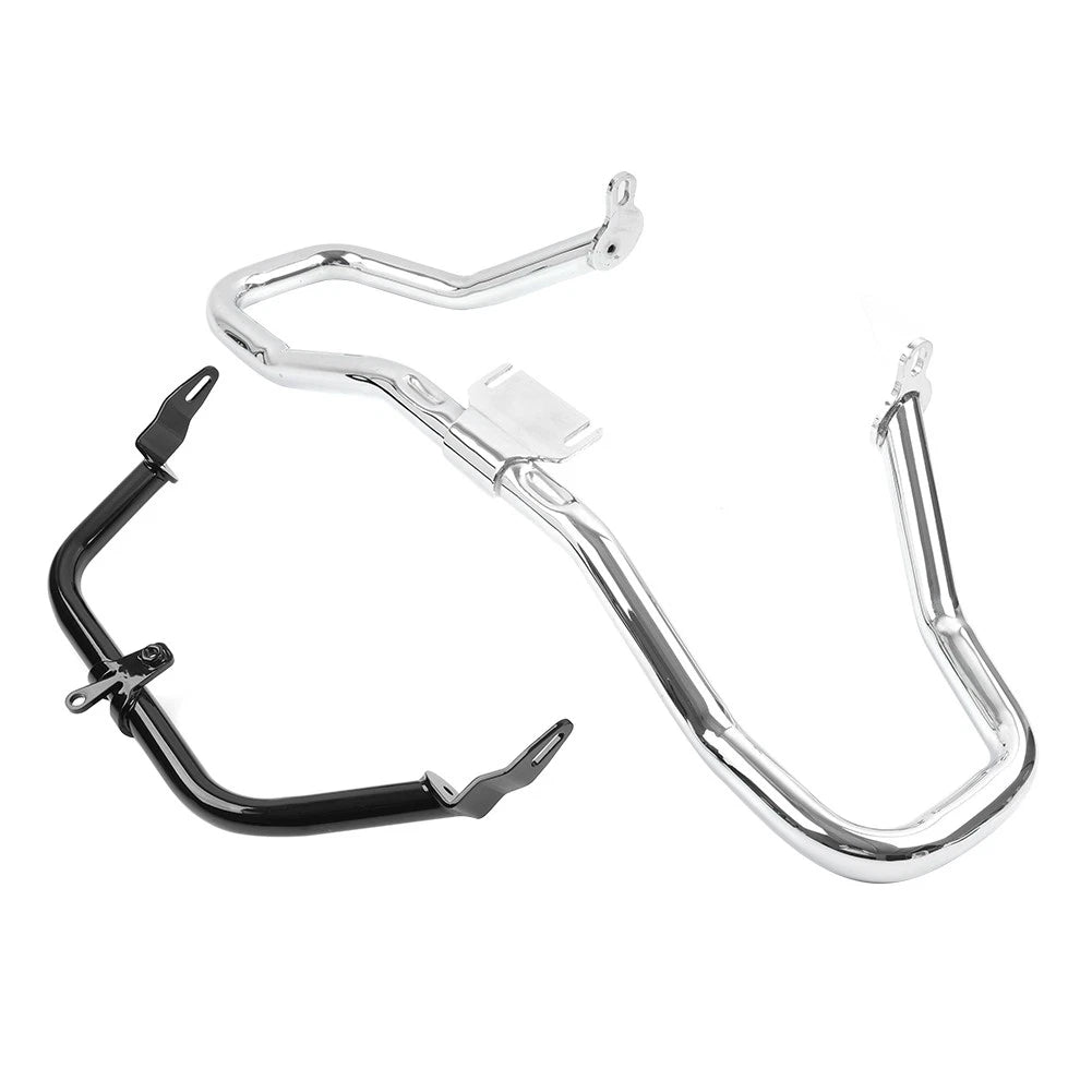 Chrom Engine Crash Bar Fairing Support Bracket For Harley Road Glide FLTRX 15-23