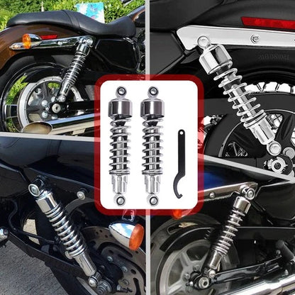 11.75" Chrome Rear Shock Absorber For Harley Road King Street Electra Tour Glide