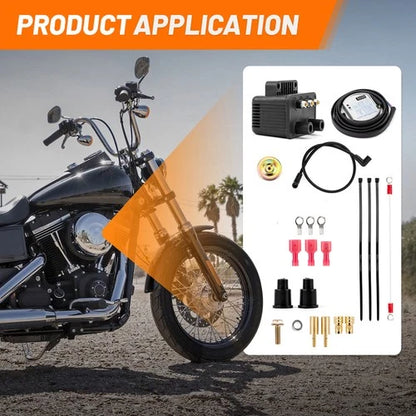 For Harley Big Twin Evo 883 53-660 Single Fire Programmable Ignition Kit