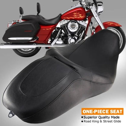 Rider Driver Passenger Two-Up Seat For 08+ Harley Touring Road King Street Glide