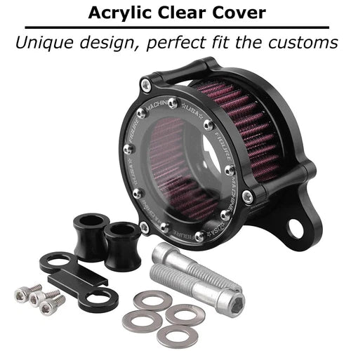 Air Cleaner Intake Filter System Kit For Harley Sportster XL 883 XL 1200 1988-25