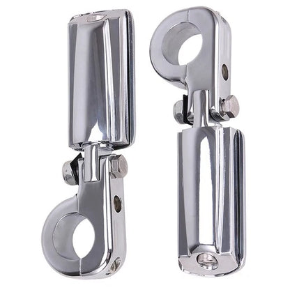 1-1/4" 1.25" Motorcycle Highway Crash Bar Foot Pegs Fit For Harley Touring Model