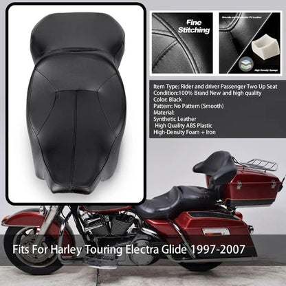 For 1997-2007 Harley Touring Electra Glide Classic Rider N Driver Passenger Seat