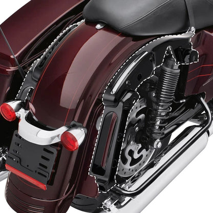 Gloss Black Fender Support Kit Fit For Harley Touring CVO Street Glide 2014-2024