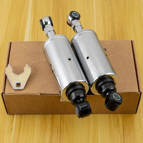 Chrome Adjustable Shocks Absorbers For 1989-99 Harley Softail & Heritage Softail