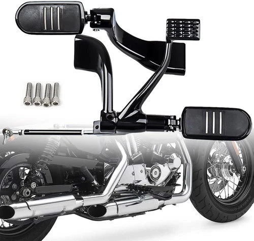 Mid Control Shifter Lever Foot Pegs Kit Fit For Harley Sportster XL 2004-2013