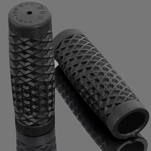 Motorcycle Black Rubber 1'' Handle Bar Hand Grips For Harley Dyna FXD FLHT XL883