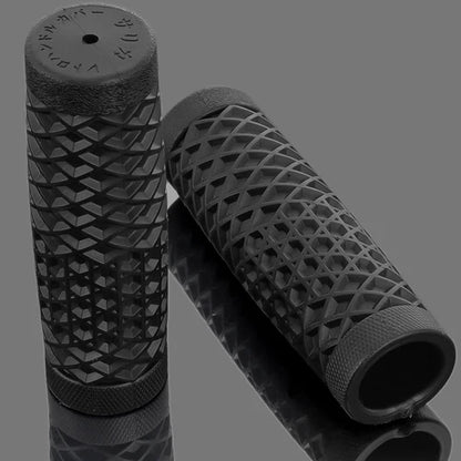 Motorcycle Black Rubber 1'' Handle Bar Hand Grips For Harley Dyna FXD FLHT XL883