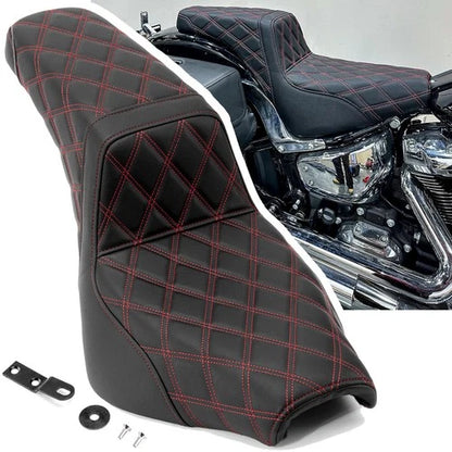 2-Up Driver Passenger Seat For 2018+ Harley Street-Bob FXBB FXBBS Standard FXST