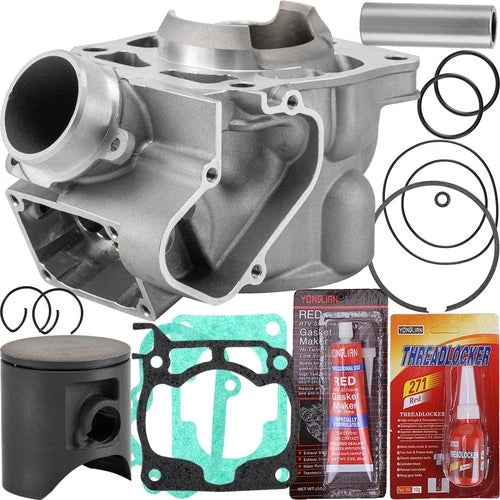 For 2005-2022 YAMAHA YZ125 Top End Rebuild Jug Kit 54mm Cylinder Piston Gasket