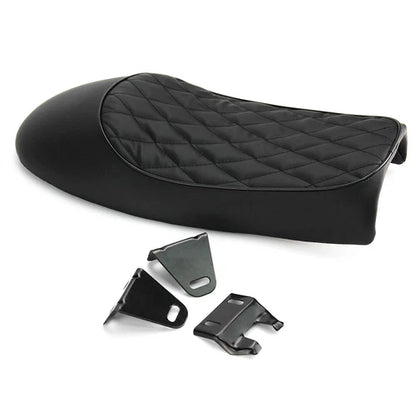Motorcycle Cafe Racer Seat Hump Saddle For Harley Honda Suzuki Kawasaki Yamaha