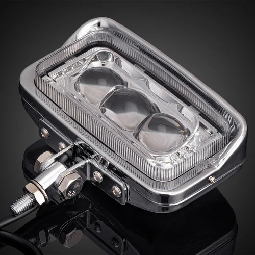 6.42" Motorcycle LED Headlight Lamp For Harley Softail Chopper Bobber Cafe Racer