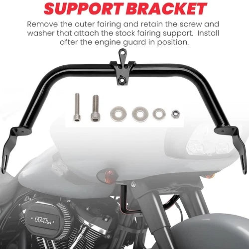 Front Lower Fairing Support Bracket Mount Kit Fit For Harley Road Glide 2015-UP