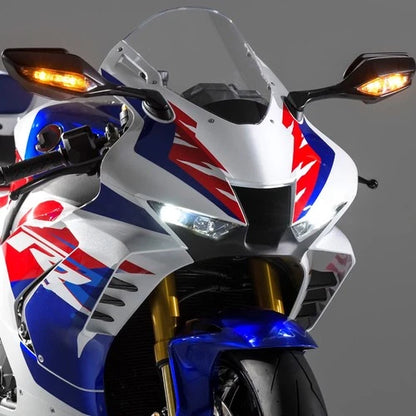 Rear-View Side Mirrors w LED Turn Signal Light Fit For Honda CBR1000RR 2017-2025