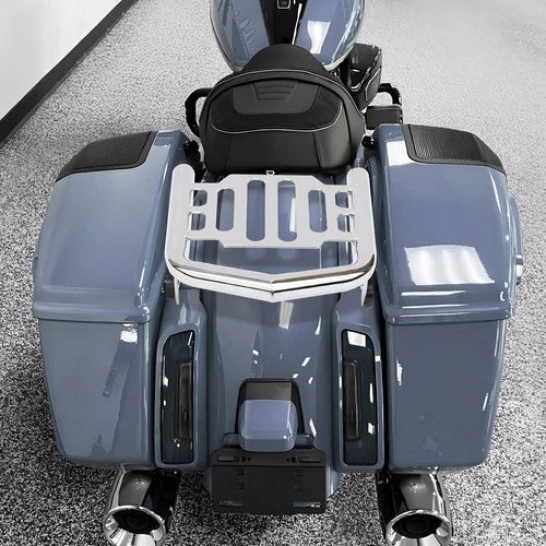 2009-25 Detachable Two Up Luggage Rack For Harley Touring Street Road King Glide