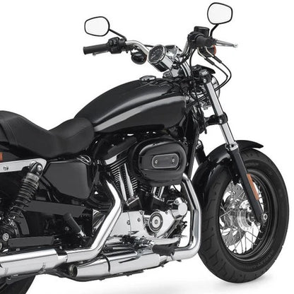 Vivid Black Front Fender Fits For Harley Sportster XL Iron 1200 XL883 XL1200 72