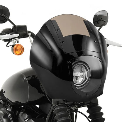 Quarter Fairing & Windshield & 49mm Clamps For Harley Street-Bob FXBBS 2018-2025