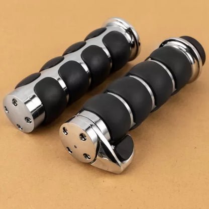 Motorcycle Handle Bar Hand Grips 1" For Honda VTX1300 VTX1800 Sabre VT 1100 1300