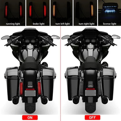 Rear Fender Fascia w/ LED Light Fit For Harley Touring Road King Glide 2014-2025