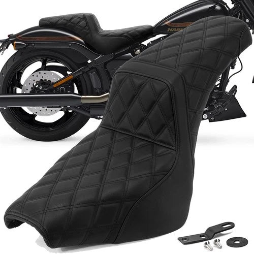 2-UP Passenger Seat For Harley Softail FXST FLSL Street-Bob FXBBS FXBB 2020-2025