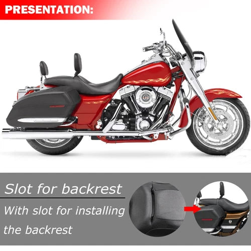 Driver & Passenger Seat For 2008-2021 Harley Touring Road King Street Glide FLH