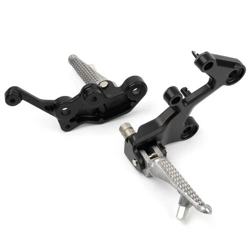Front Driver FootPegs Bracket Kit Fit For Kawasaki Kawasaki Ninja 400 2018-2024