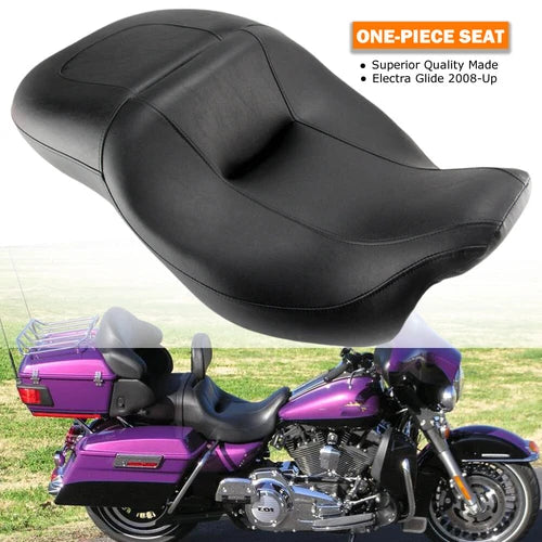 Complete Driver Passenger Seat 2-Up For Harley Electra Glide Ultra Classic 2008+