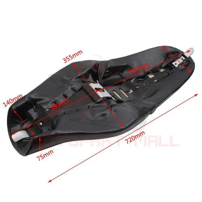 Black Driver Passenger Seat Two Up For Harley Sportster 883 1200 XL1200T Iron 48
