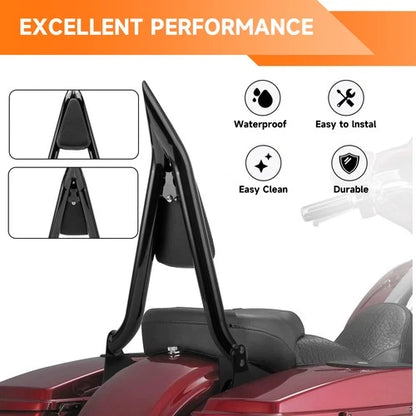 22'' Backrest Sissy Bar w/Pad For Harley Road King Electra Sreet Glide 1997-2008