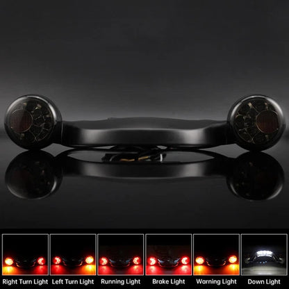 Bullet Rear Brake LED Light Bar Turn Signal For Harley Street Glide FLHX 10-23