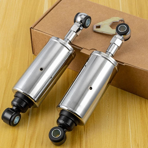 Chrome Adjustable Shocks Absorbers For 1989-99 Harley Softail & Heritage Softail