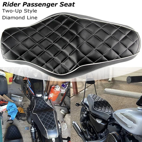For Harley Sportster 1200 883 72 48 Motorcycle Driver Rider Passenger 2 Up Seat