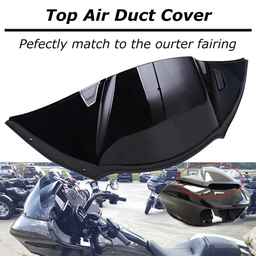 Top Air Duct Fairing Cover on/off switch For Harley Touring Road Glide 2015-2025