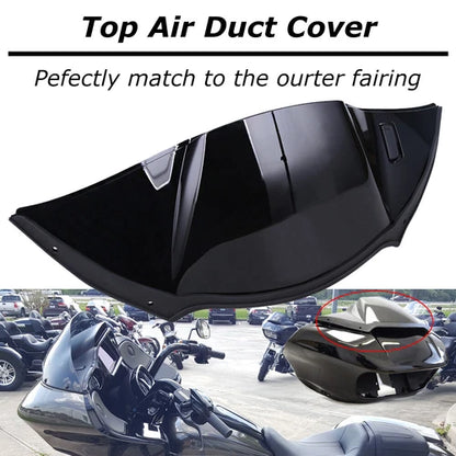 Top Air Duct Fairing Cover on/off switch For Harley Touring Road Glide 2015-2025