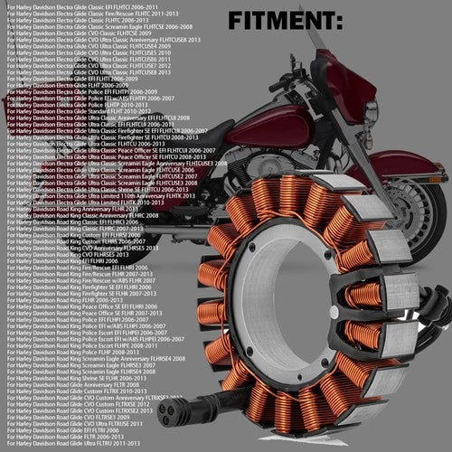 Magneto Generator Stator For Harley FLHX FLHXI Street Glide 2006-2013 29987-06