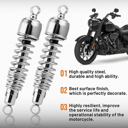 Chrome 13" Coil Overs Shocks Adjustable For Harley Dyna Switchback Super Glide