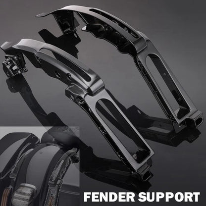 Gloss Black Fender Support Kit Fit For Harley Touring CVO Street Glide 2014-2024