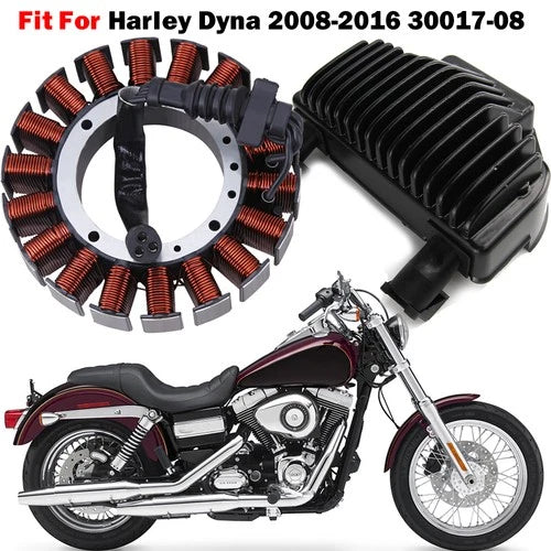 3-PHASE Stator & Regulator Rectifier for Harley Dyna 2008-2016 30017-08 74631-08