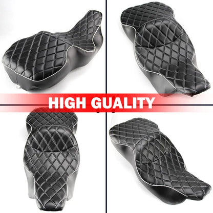 Two-up Passenger Rider Seat For Harley Electra Glide Ultra Classic FLH 1997-2007