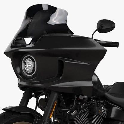 8" Black Flare Windscreen Windshield For Harley Low Rider ST EI FXLRST 2022-2025