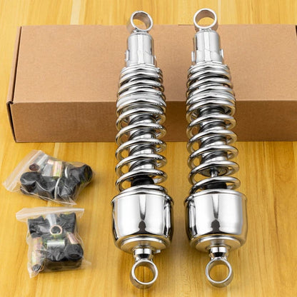 Chrome 13" Coil Overs Shocks Adjustable For Harley Dyna Switchback Super Glide