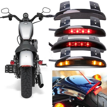LED Tail Light for Harley Softail Sportster 48 72 Brake Turn Signal Smoke Lens