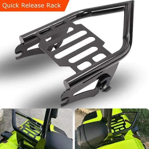 Two-Up Luggage Rack For Harley Touring Electra Street Road King Glide CVO 09-Up